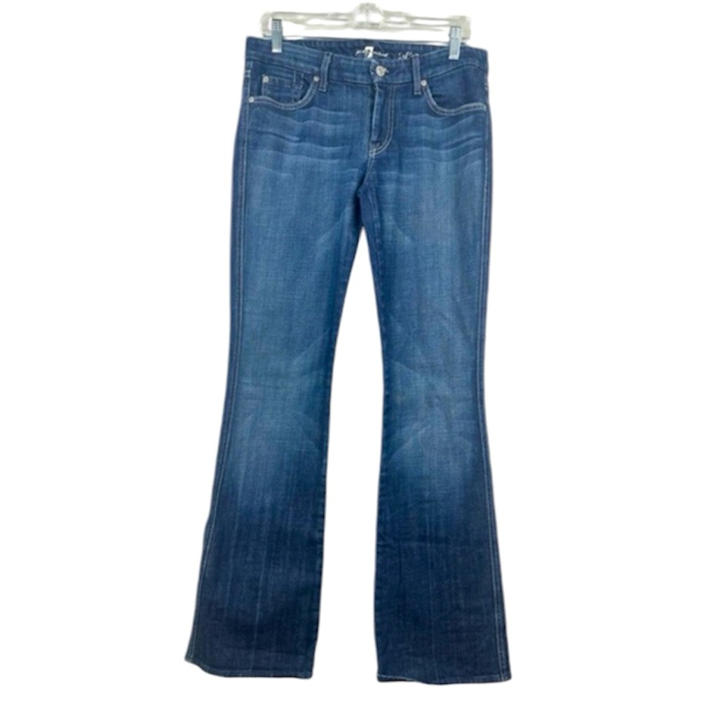 7 for All Mankind A Pocket Medium Wash Bootcut Flare Jeans Size 29